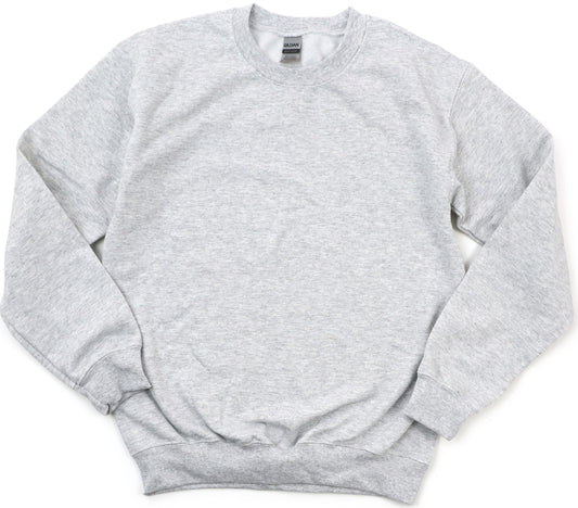 GILDAN 50/50 CREWNECK SWEATSHIRT (ASH)