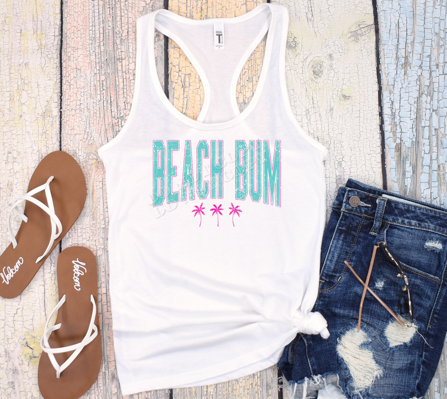 THIN MATTE CLEAR FILM Beach bum