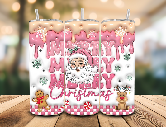 SUBLIMATION TRANSFER 3D Merry christmas