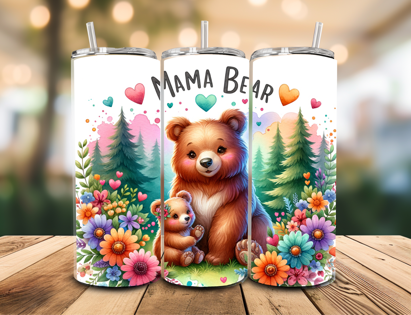 SUBLIMATION TRANSFER Mama bear (20oz)