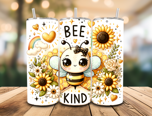 SUBLIMATION TRANSFER Bee kind (20oz)