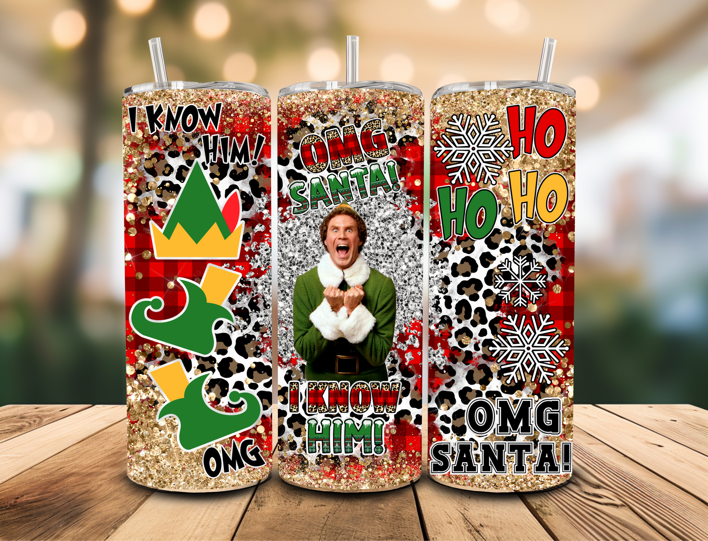 SUBLIMATION TRANSFER OMG SANTA! (20oz)