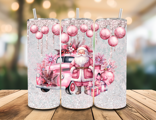 SUBLIMATION TRANSFER Pink xmas (20oz)