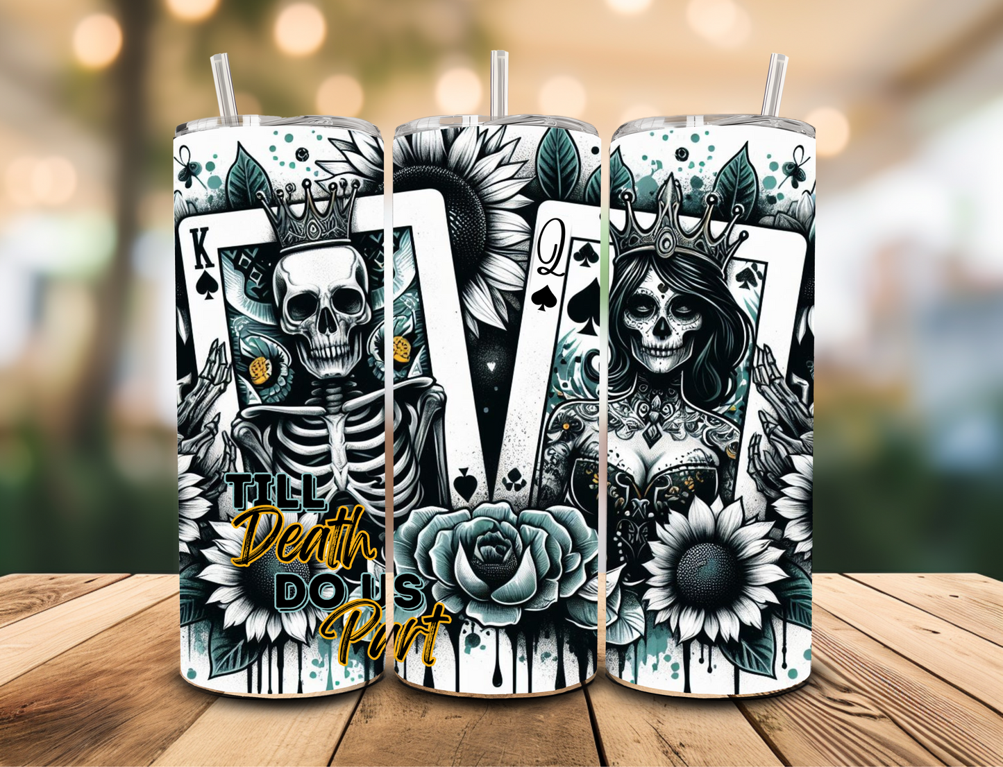 SUBLIMATION TRANSFER King & Queen till death do us part (20oz)