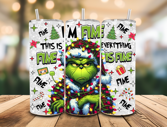 SUBLIMATION TRANSFER I'm fine (20oz)