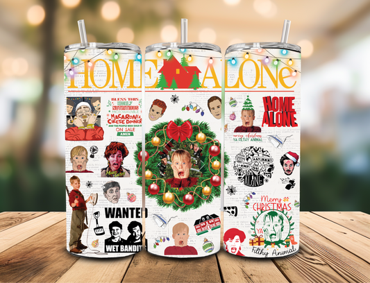 SUBLIMATION TRANSFER Home alone (20oz)