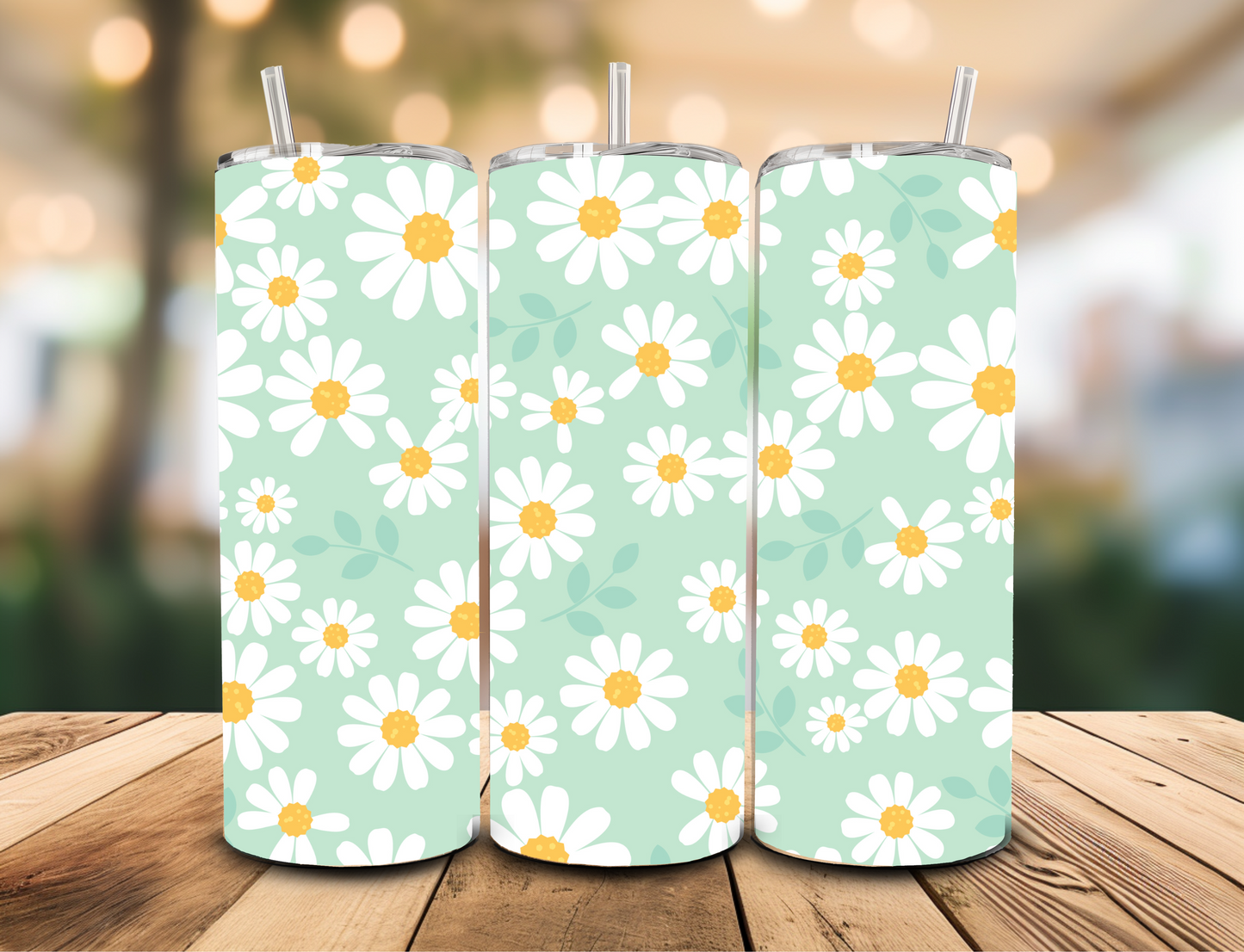 SUBLIMATION TRANSFER Daisies (20oz)