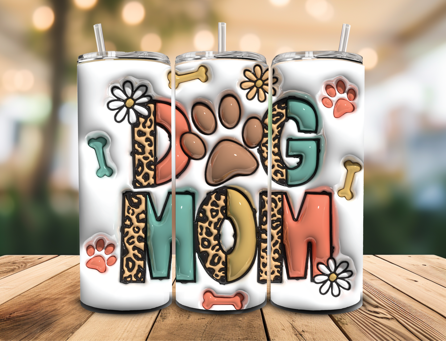 SUBLIMATION TRANSFER Dog mom (20oz)