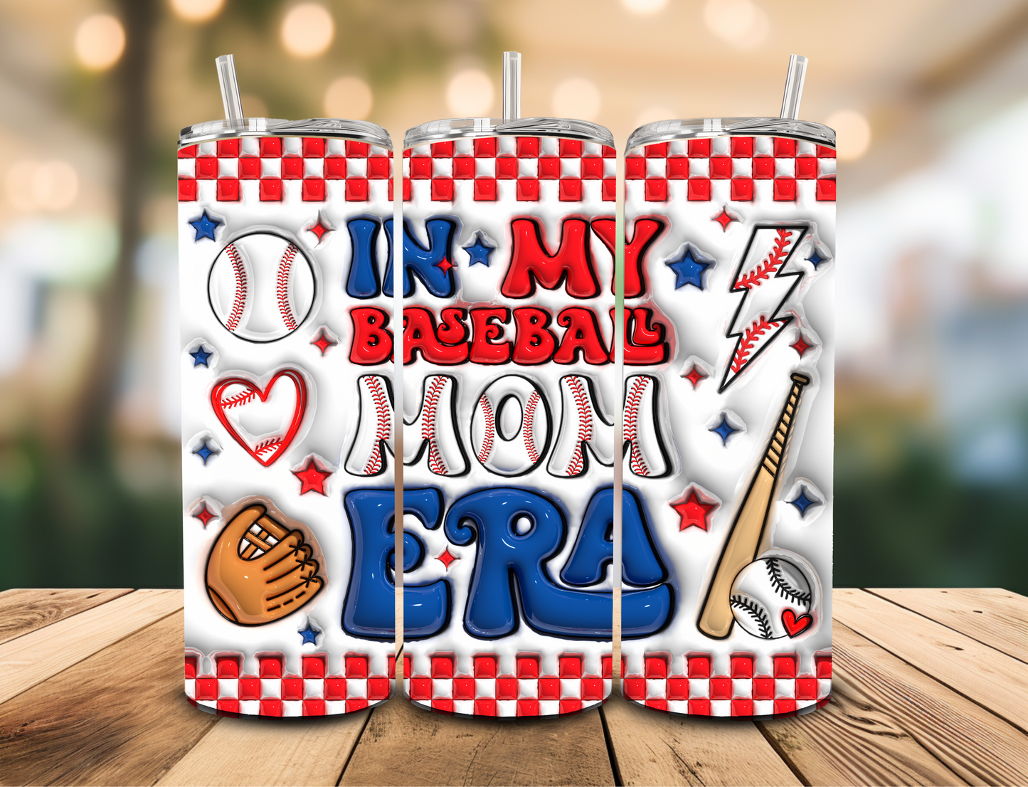 SUBLIMATION TRANSFER Baseball mom era (20oz)