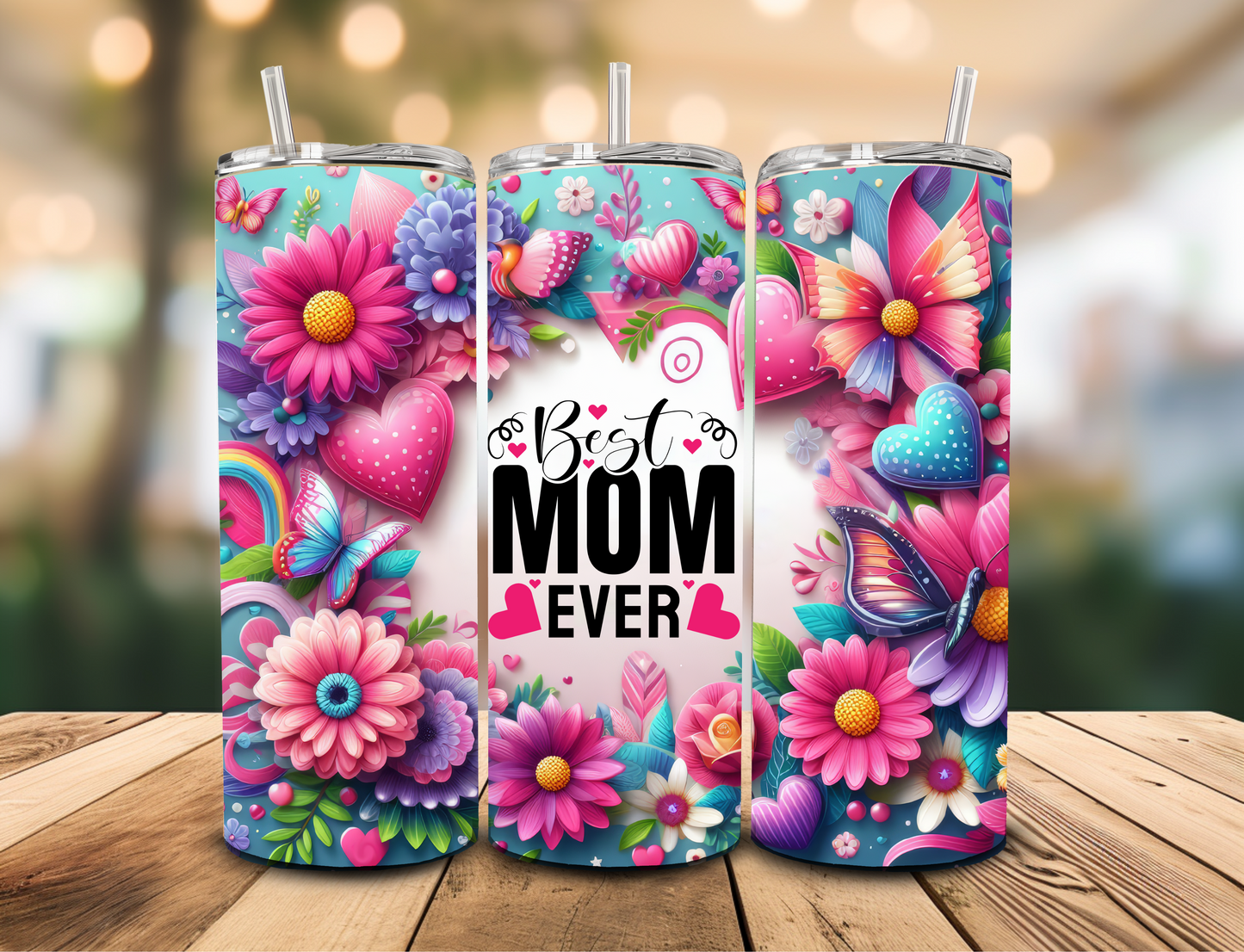 SUBLIMATION TRANSFER Best mom ever (20oz)