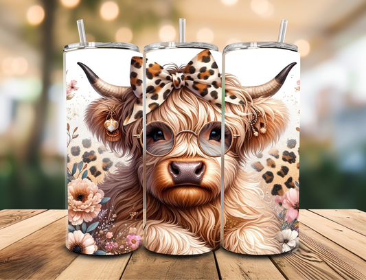 SUBLIMATION TRANSFER Leopard cow (20oz)