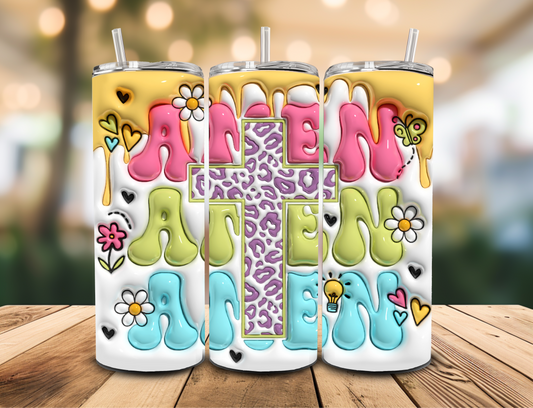 SUBLIMATION TRANSFER Amen (20oz)