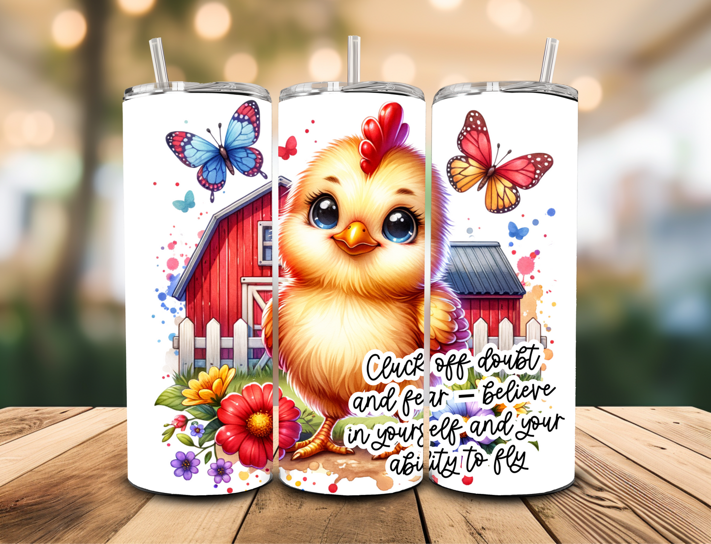 SUBLIMATION TRANSFER Cluck off (20oz)