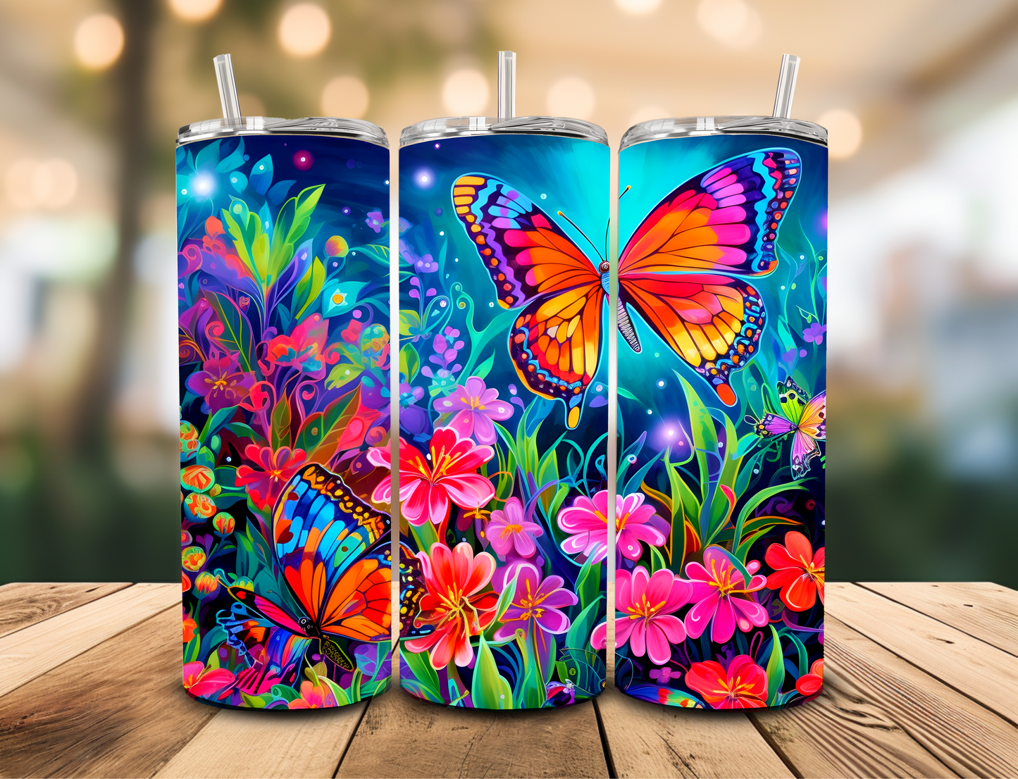 SUBLIMATION TRANSFER Colorful butterflies