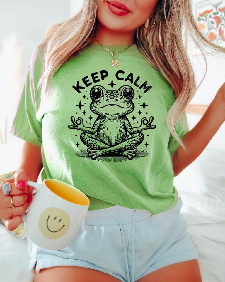 SCREEN PRINT TRANSFER Keep calm