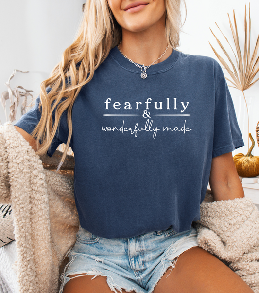 SCREEN PRINT TRANSFER Fearfully & wonderfully made