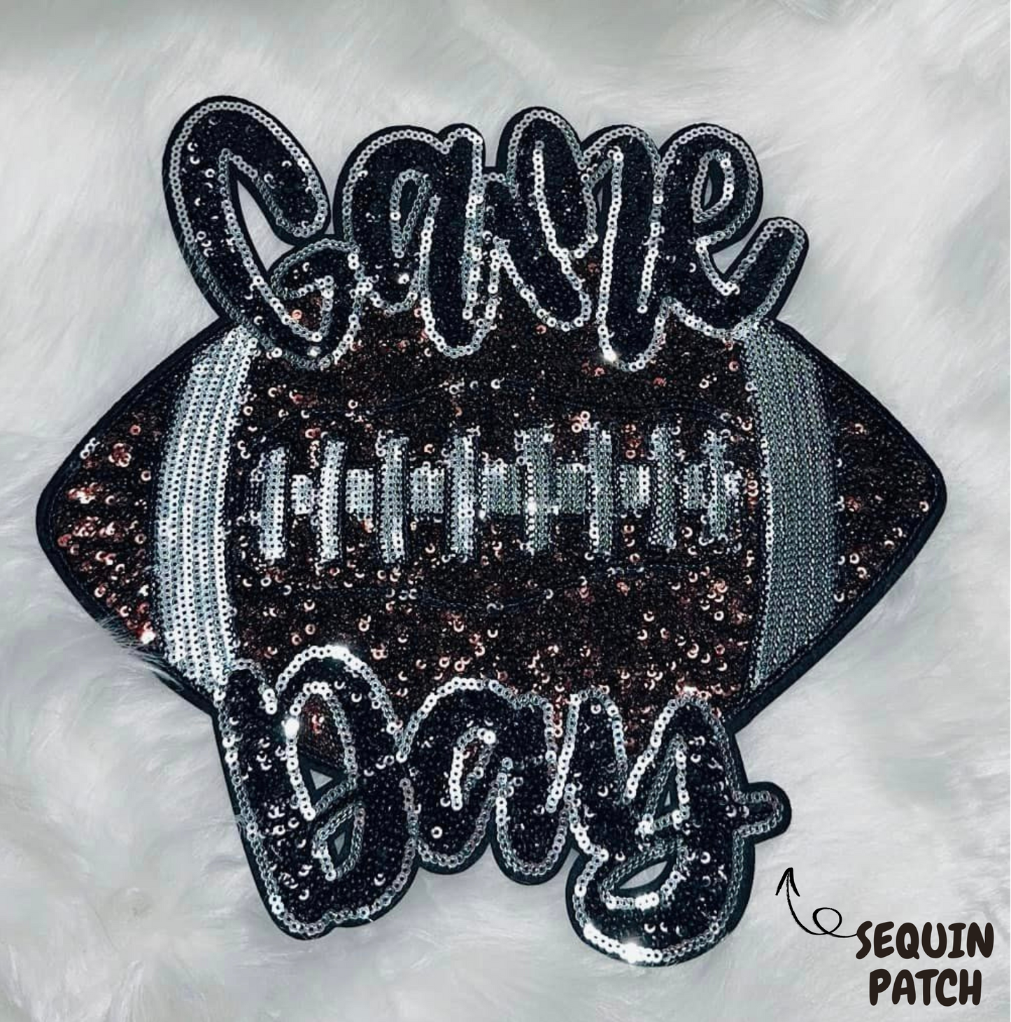 SEQUIN PATCH Game day