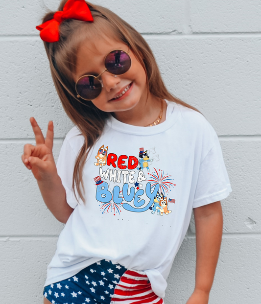 THIN MATTE CLEAR FILM Red white (TODDLER)